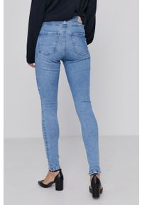 Pepe Jeans Jeansy damskie high waist. Stan: podwyższony. Kolor: niebieski #4