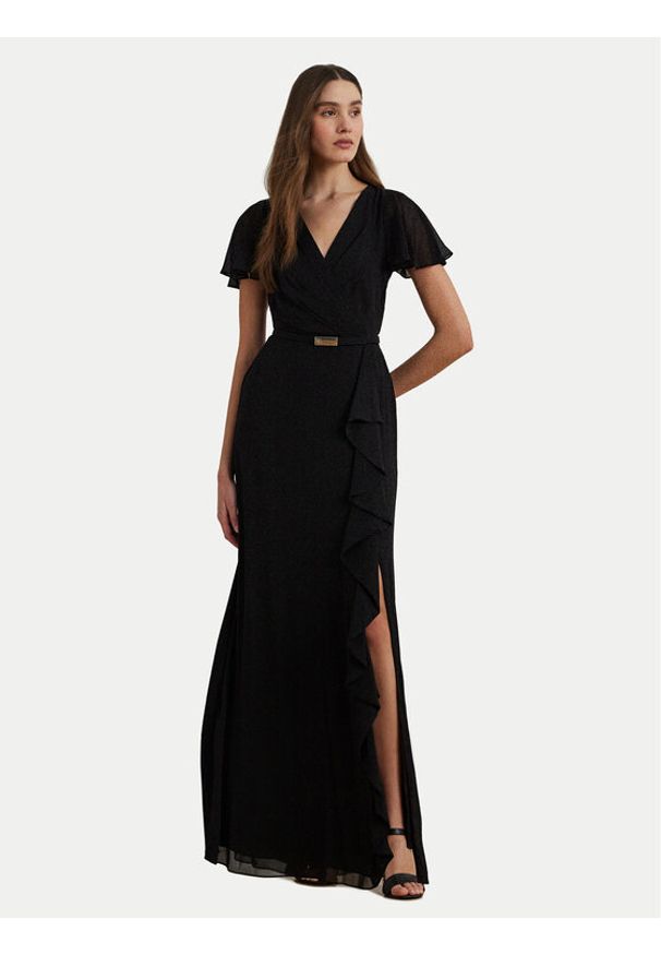 Lauren Ralph Lauren - LAUREN RALPH LAUREN Sukienka wieczorowa 253909447001 Czarny Regular Fit. Kolor: czarny. Materiał: syntetyk. Styl: wizytowy