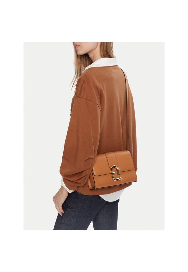 Torebka Furla. Kolor: brązowy