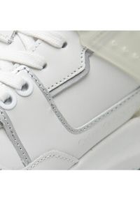 Calvin Klein Jeans Sneakersy Sporty Runner Comfair Laceup Tpu YW0YW00696 Biały. Kolor: biały. Materiał: skóra #8