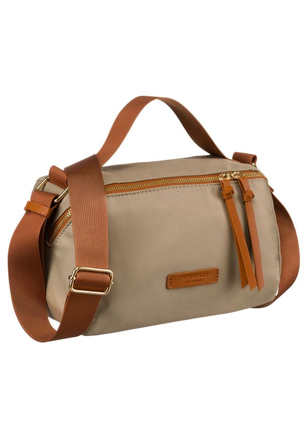 Listonoszka miejska Peterson PTN JN-03 khaki. Kolor: brązowy. Materiał: skórzane