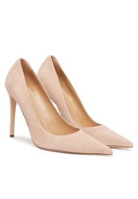 Elisabetta Franchi Szpilki SA-16L-62E2-590 Beżowy jasny. Kolor: beżowy. Materiał: skóra, zamsz. Obcas: na szpilce #5