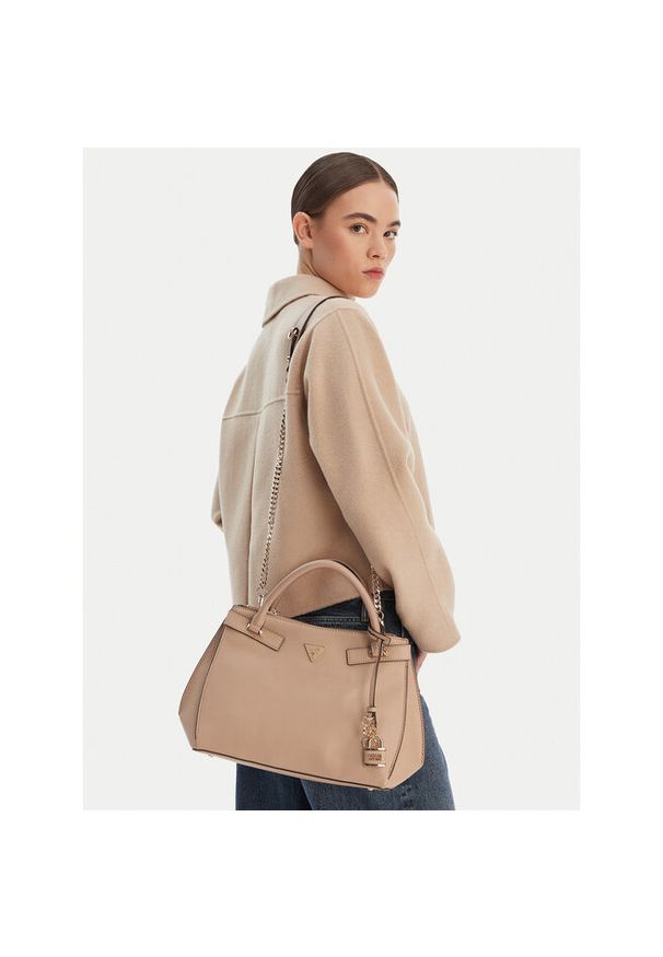 Torebka Guess. Kolor: beżowy