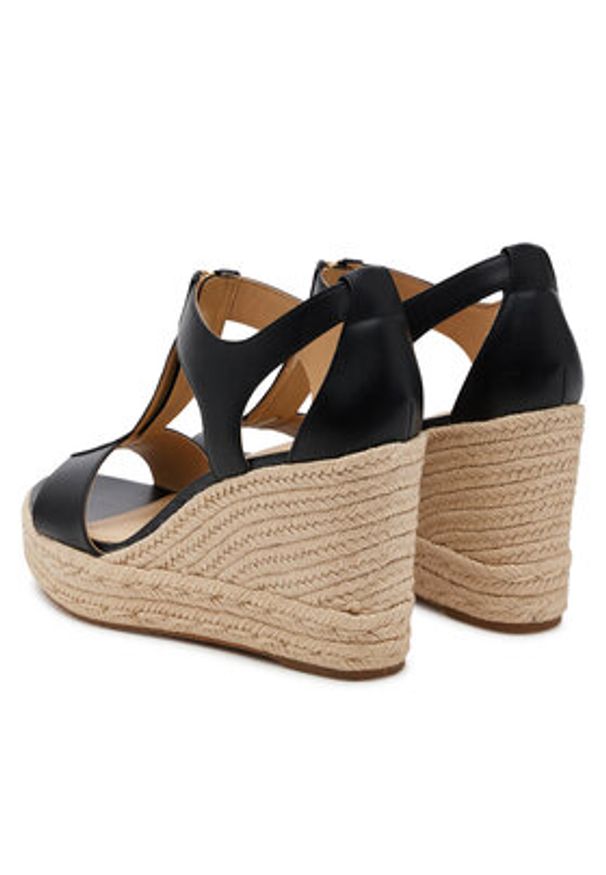 MICHAEL Michael Kors Espadryle Barkley Leather 40R4BRMS1L Czarny. Kolor: czarny. Materiał: skóra