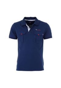 PEAK MOUNTAIN - Polo Peak Mountain Cocheak. Typ kołnierza: polo. Kolor: niebieski #1