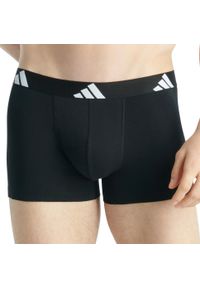 Adidas - Bokserki Active Flex Cotton 6 pak. Kolor: czarny. Materiał: elastan, bawełna. Sport: fitness