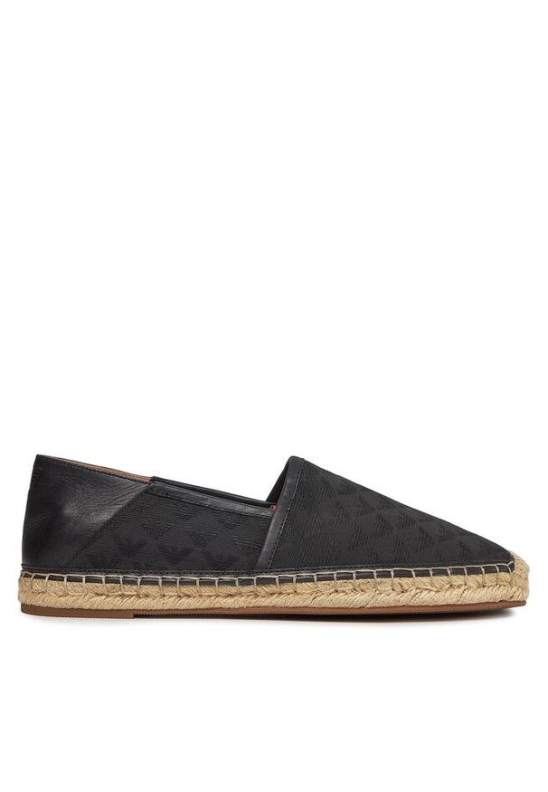 Espadryle Emporio Armani. Kolor: czarny