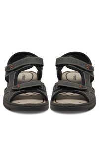 Rieker Sandały 26156-47 Szary. Kolor: szary. Materiał: materiał #2