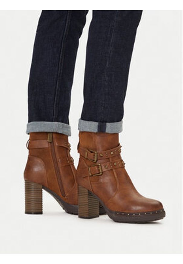 Beverly Hills Polo Club Botki EO-WS6632-01 Brązowy. Kolor: brązowy. Materiał: materiał