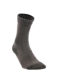 SOLOGNAC - Skarpety Solognac ACT 100 długie X2. Materiał: poliester, poliamid, bawełna, elastan. Sport: outdoor, turystyka piesza #1