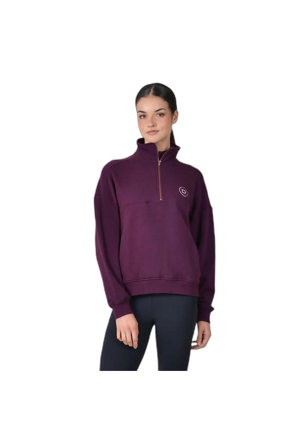 DUBLIN - Sweter damski Dublin. Kolor: fioletowy. Materiał: polar. Sezon: zima