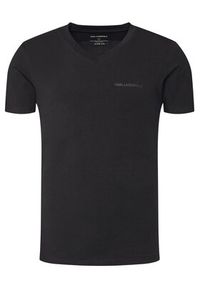 Karl Lagerfeld - KARL LAGERFELD Komplet t-shirtów A3M47006 Kolorowy Slim Fit. Typ kołnierza: dekolt w karo. Materiał: bawełna. Wzór: kolorowy #3