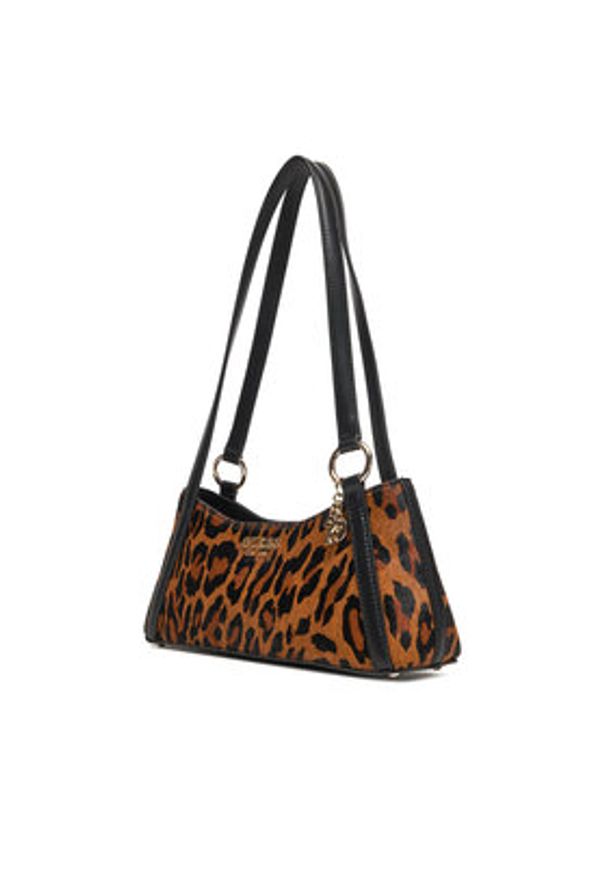 Guess Torebka HWLO75 29180 Brązowy. Kolor: brązowy. Materiał: skórzane