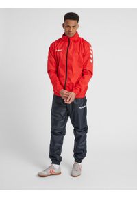 Kurtka ortalionowa sportowa dla dorosłych Hummel Core Spray Jacket. Kolor: czerwony, wielokolorowy, różowy