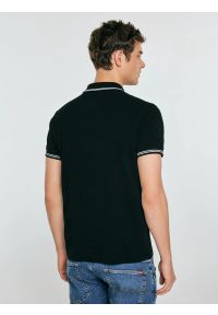 Big-Star - Koszulka męska polo czarna Wladym 906. Typ kołnierza: polo. Kolor: czarny. Materiał: dzianina. Wzór: nadruk. Styl: klasyczny #3