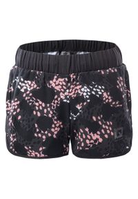 IQ - Shorty Dziecięce Arila II. Kolor: czarny. Styl: sportowy. Sport: turystyka piesza
