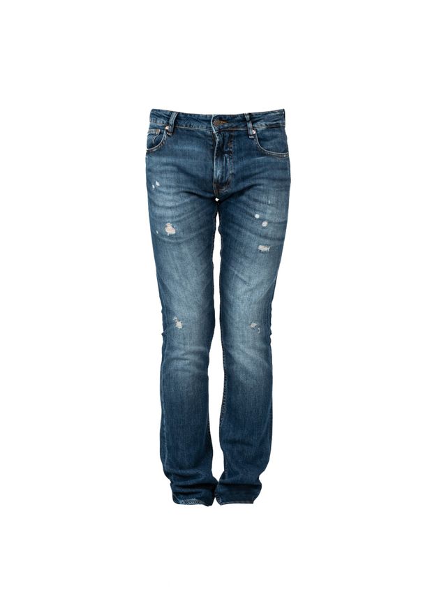 Guess Jeansy "Miami" | M3GAN1D4Z51 | Mężczyzna | Granatowy. Kolor: niebieski. Długość: długie. Wzór: aplikacja. Sezon: lato. Styl: klasyczny, elegancki