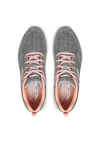 skechers - Skechers Sneakersy 149414/GYPK Szary. Kolor: szary. Materiał: materiał #2