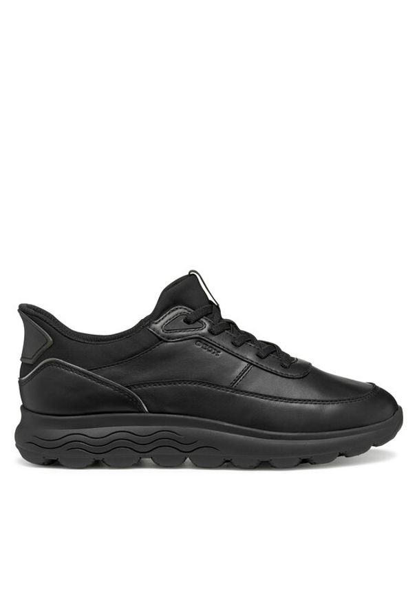 Geox Sneakersy D Spherica Plus D567MB 00085 C9999 Czarny. Kolor: czarny. Materiał: skóra