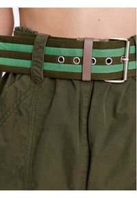 Pinko Spodnie materiałowe Rigore 100685 A0I4 Zielony Relaxed Fit. Kolor: zielony. Materiał: bawełna, materiał