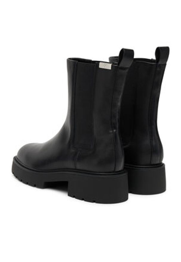 Calvin Klein Jeans Sztyblety Combat Mid Chelsea Boot Hw Lth YW0YW01869 Czarny. Kolor: czarny. Materiał: skóra