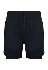 Spodenki męskie Odlo X-ALP TRAIL 6 INCH 2-in-1 short. Kolor: czarny. Sport: turystyka piesza