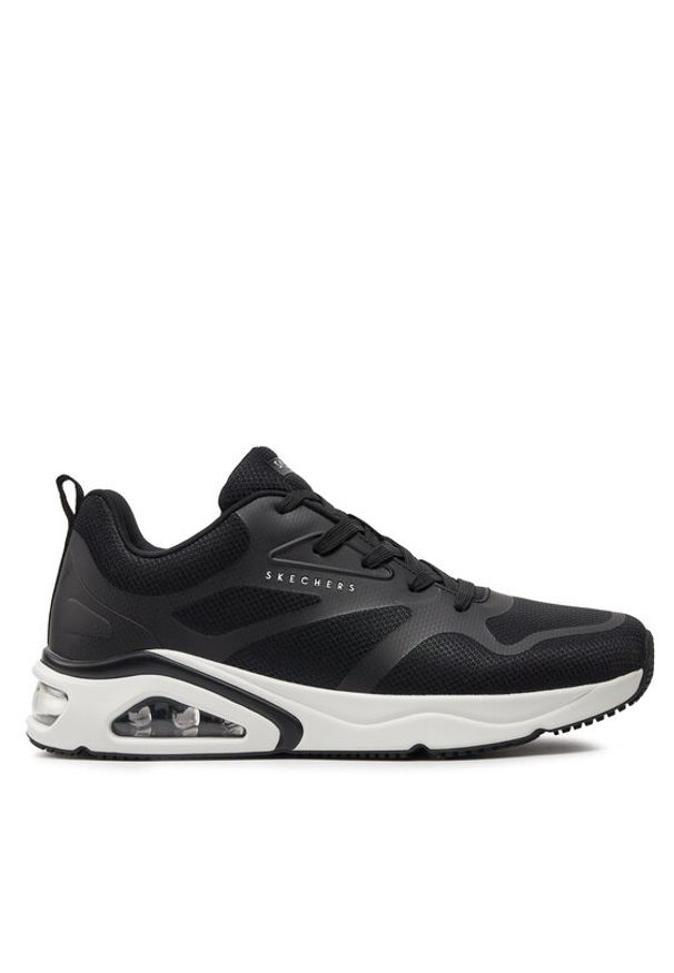 skechers - Skechers Sneakersy Tres-Air Uno-Revolution-Airy 183070/BLK Czarny. Kolor: czarny. Materiał: materiał