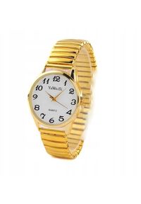 ITIMPORT - ZEGAREK DAMSKI MĘSKI WYGODNY Rozciągliwy NA GUMCE BRANSOLETA ZŁOTY Senior. Kolor: złoty #1