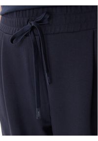 Weekend Max Mara Spodnie dresowe Perdoni 2615781051 Granatowy Wide Leg. Kolor: niebieski. Materiał: bawełna #4