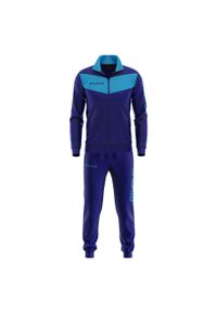 Givova - Warehouse 4 Visa dres z triacetatu, niebieski/turkus, S. Kolor: niebieski. Materiał: dresówka. Sport: piłka nożna, fitness #2