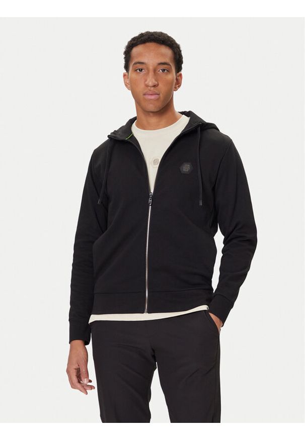 BOSS Bluza Saggy Future 50545581 Czarny Relaxed Fit. Kolor: czarny. Materiał: bawełna