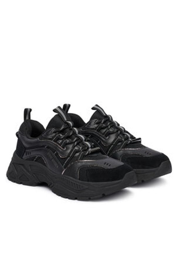 Steve Madden Sneakersy Animates SM11004763 Czarny. Kolor: czarny. Materiał: materiał