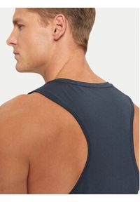 BOSS - Boss Tank top Beach 50491711 Granatowy Regular Fit. Kolor: niebieski. Materiał: bawełna #5