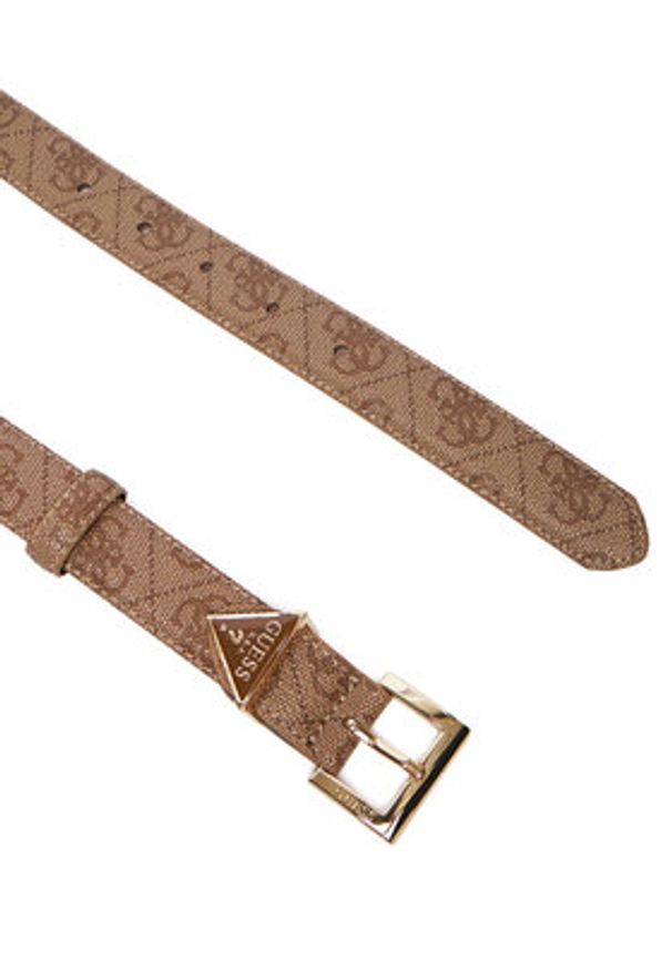 Guess Pasek Damski BW9291 P5425 Brązowy. Kolor: brązowy. Materiał: skóra