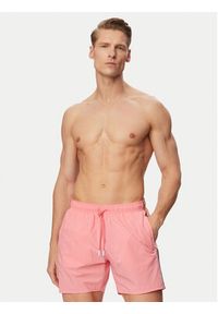BOSS Szorty kąpielowe Iconic 50491594 Różowy jasny Regular Fit. Kolor: różowy #4