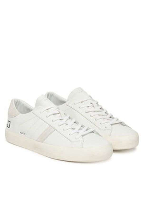 D.A.T.E. Sneakersy Hill Low Calf M431-HL-CA Biały. Kolor: biały. Materiał: skóra