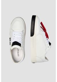 OFF-WHITE Białe sneakersy New Low Vulcanized Leather, Rozmiar 45. Kolor: biały #5