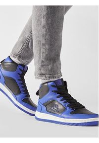 Kappa Sneakersy 243078 Czarny. Kolor: czarny. Materiał: skóra