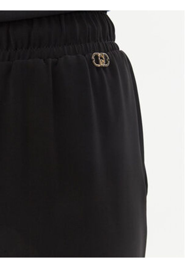 Liu Jo Sport Spodnie materiałowe TA5138 TS923 Czarny Regular Fit. Kolor: czarny. Materiał: syntetyk. Styl: sportowy