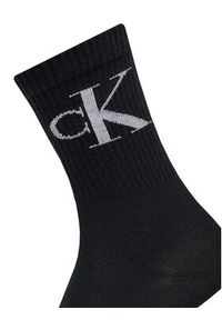 Calvin Klein Jeans Skarpety długie 701228811 Czarny. Kolor: czarny. Materiał: materiał, bawełna