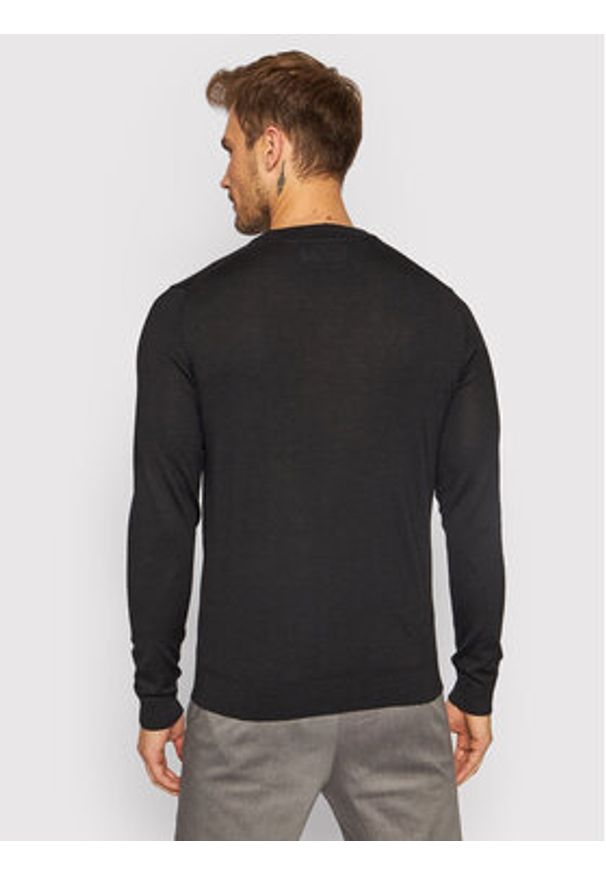 Selected Homme Sweter Town 16079772 Czarny Regular Fit. Kolor: czarny. Materiał: syntetyk