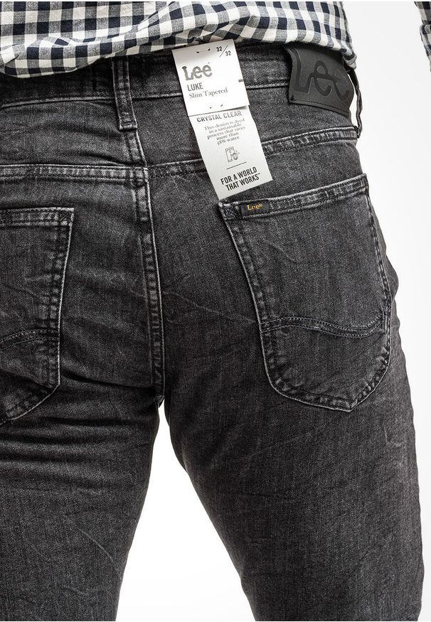 Lee - LEE LUKE MĘSKIE SPODNIE JEANSOWE ROCK ACID L719PZFA 112322416. Okazja: na co dzień, na spotkanie biznesowe. Wzór: kolorowy. Styl: rockowy