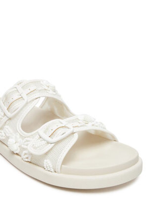 Aldo Klapki Devanassi 13967673 Biały. Kolor: biały. Materiał: materiał