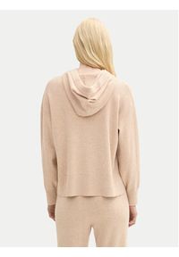 Tom Tailor Denim Sweter 1043338 Beżowy Relaxed Fit. Kolor: beżowy. Materiał: wiskoza, syntetyk