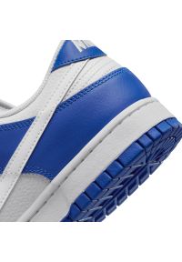 Nike Dunk Low Retro Sneakersy męskie. Okazja: na co dzień. Zapięcie: sznurówki. Kolor: biały. Materiał: guma, skóra. Szerokość cholewki: normalna. Wzór: gładki. Sezon: lato #7