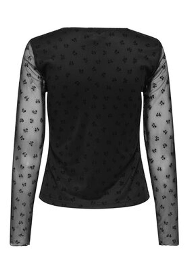 only - ONLY Bluzka Siena 15362924 Czarny Regular Fit. Kolor: czarny. Materiał: syntetyk