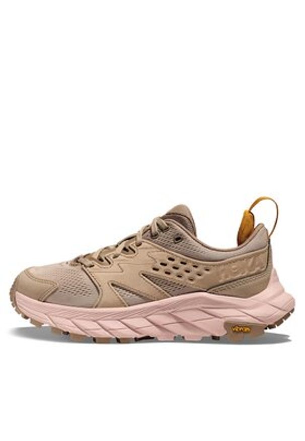 HOKA - Hoka Trekkingi Anacapa Breeze Low 1127921-OTPW Beżowy. Kolor: beżowy. Materiał: materiał