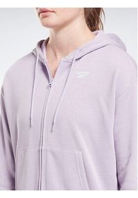 Reebok Bluza Identity Small Logo H54753 Fioletowy Regular Fit. Kolor: fioletowy. Materiał: bawełna #5