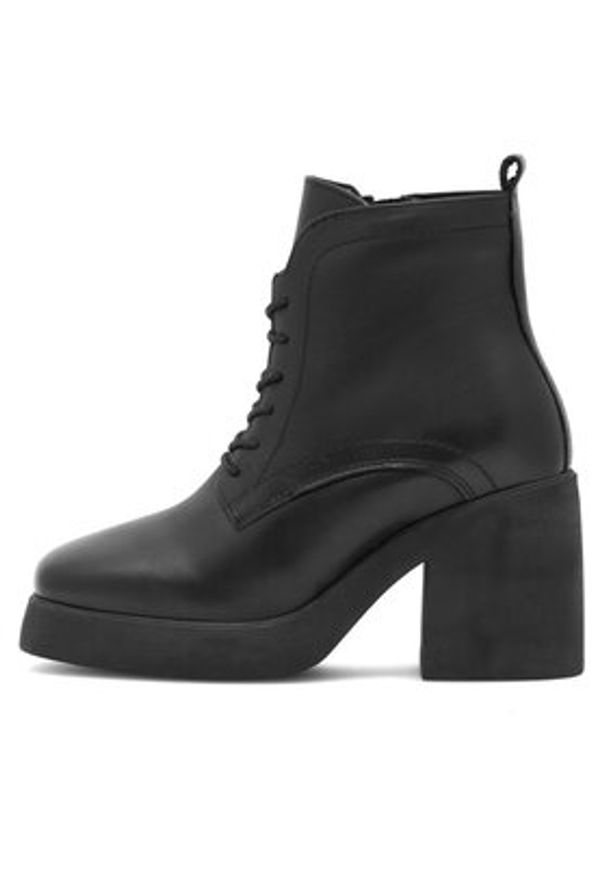 Lasocki Trzewiki Vanni EST-VANNI-05 Czarny. Kolor: czarny. Materiał: skóra