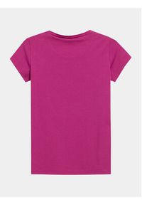 4f - 4F T-Shirt 4FAW23TTSHF0906 Różowy Slim Fit. Kolor: różowy. Materiał: bawełna #4